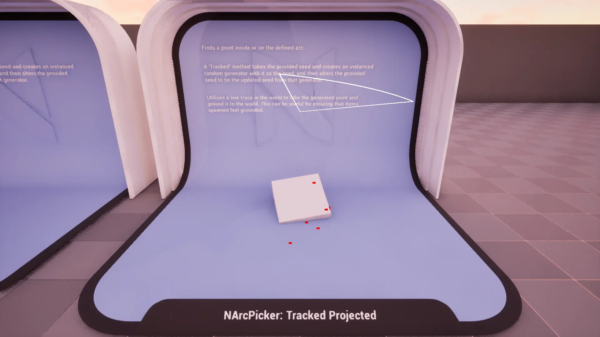 Arc: Tracked Projected
