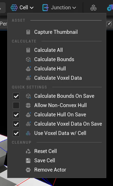 Cell Menu