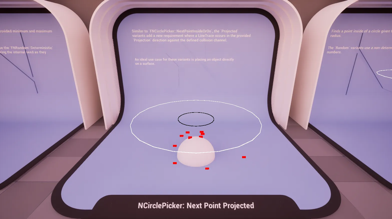 Circle: Next Point Projected