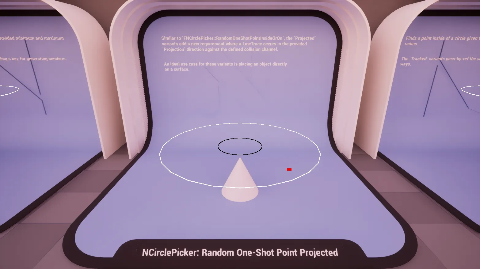 Circle: Random One-Shot Point Projected