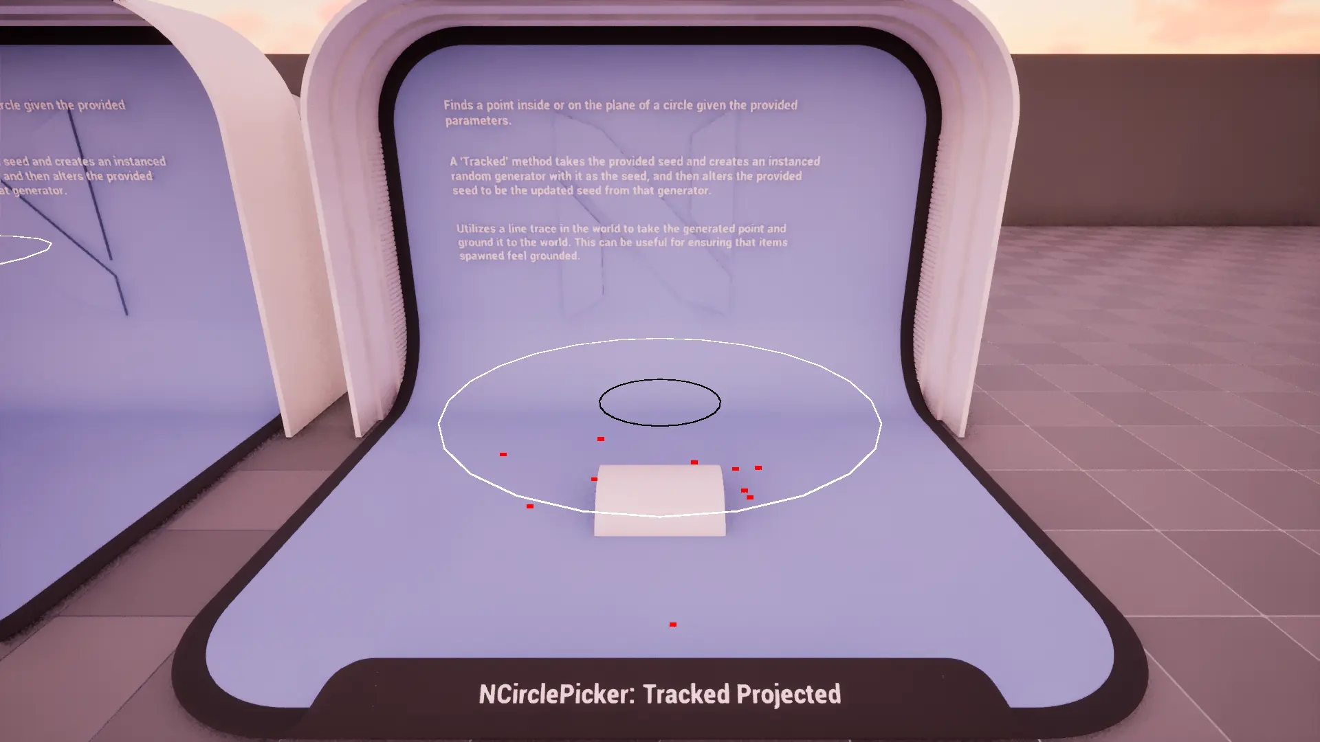 Circle: Tracked Projected