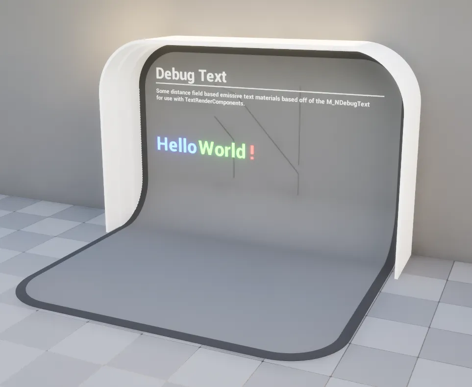 NDebug Text