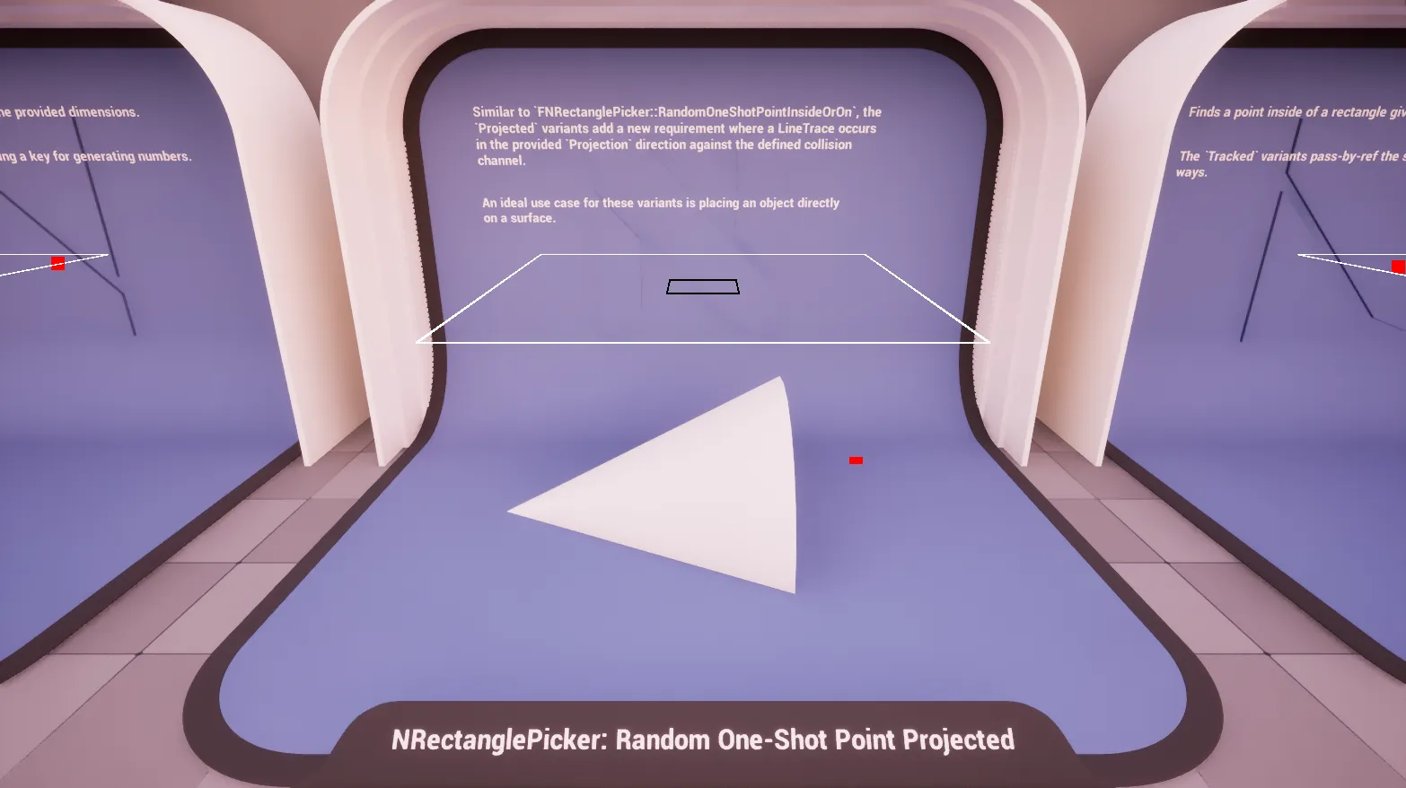 Rectangle: Random One-Shot Point Projected