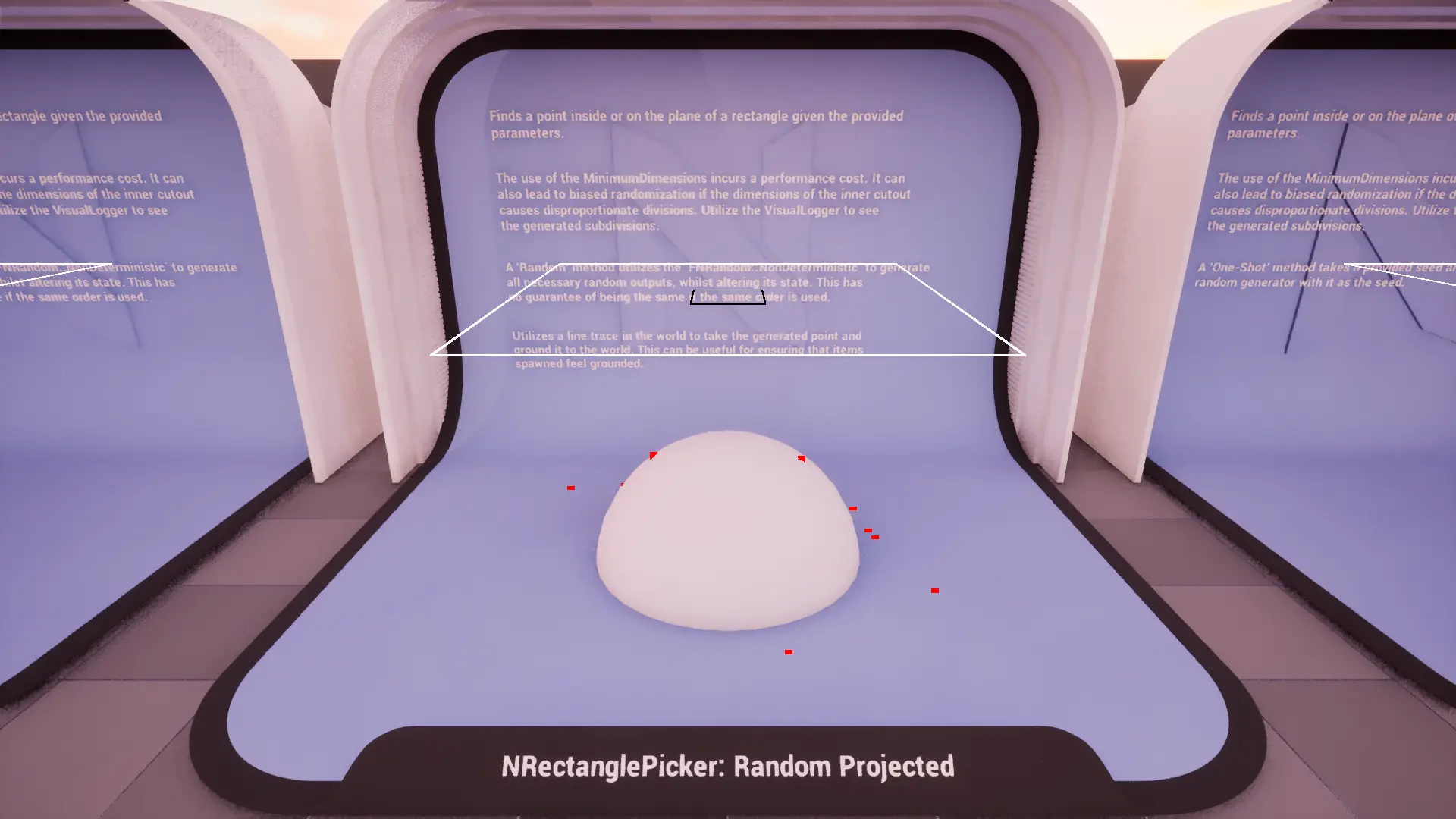 Rectangle: Random Projected