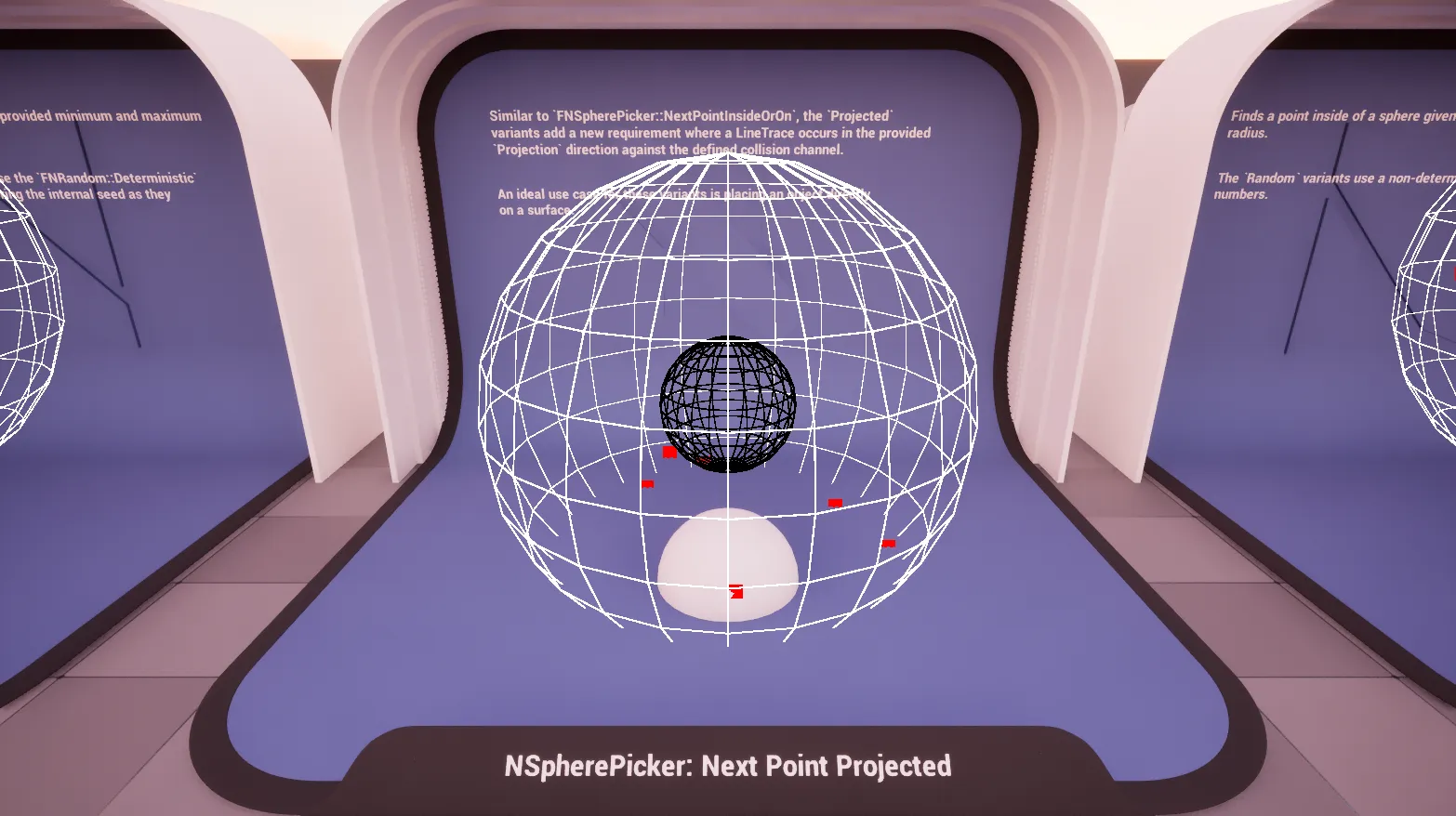 Sphere: Next Point Projected