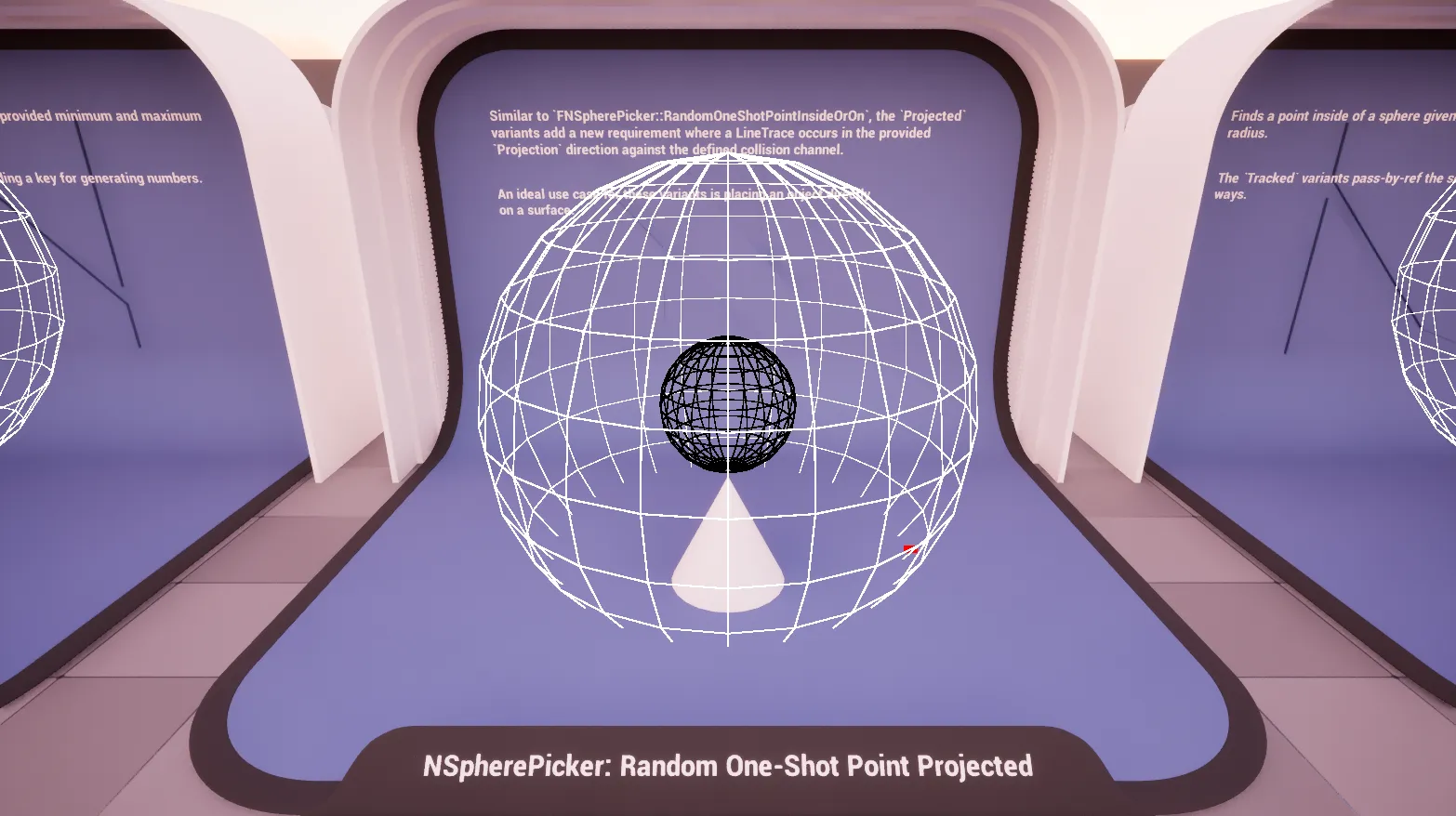 Sphere: Random One-Shot Point Projected