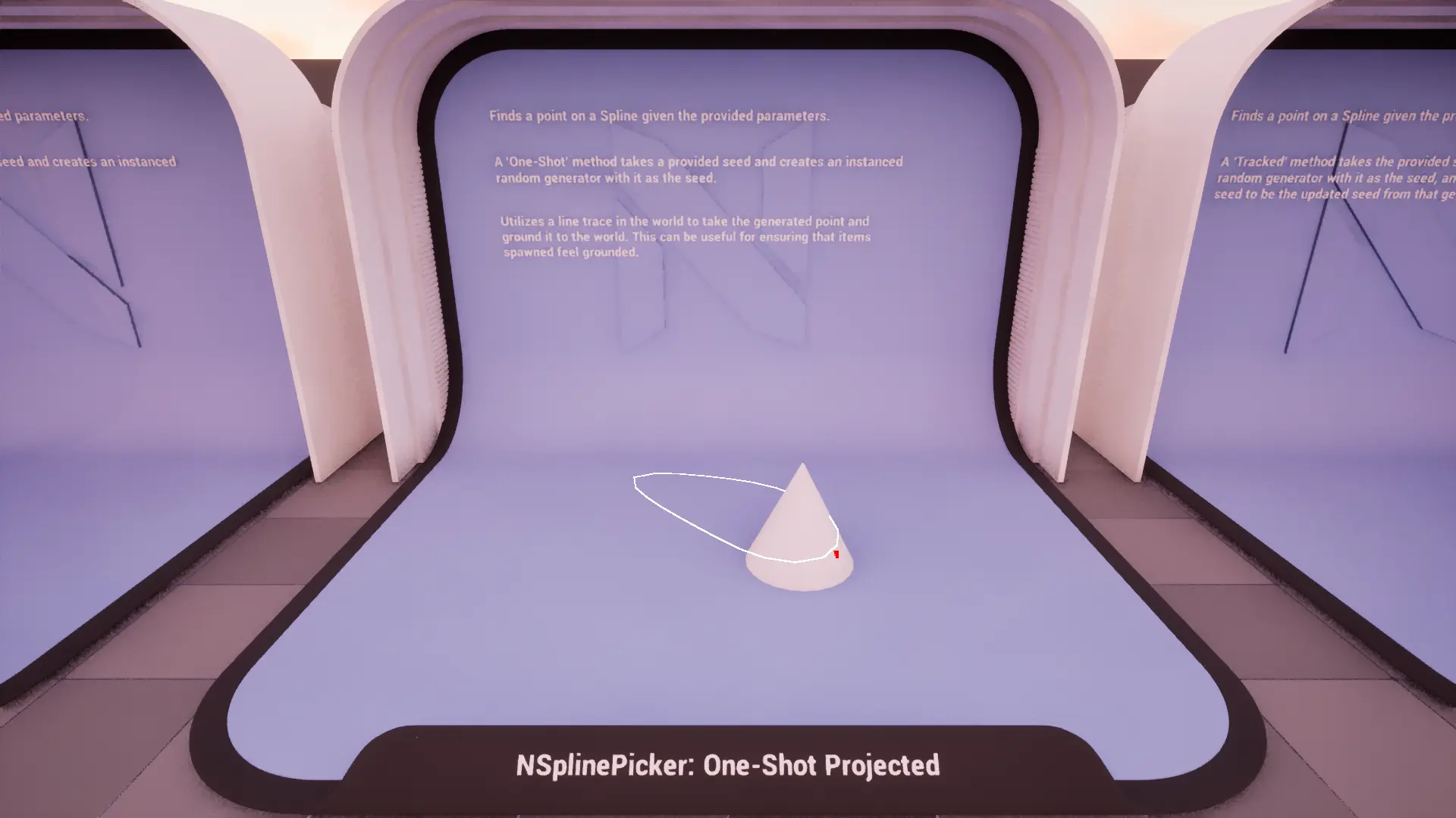 Spline: One-Shot Projected