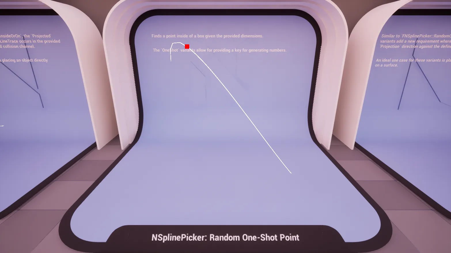 Spline: Random One-Shot Point