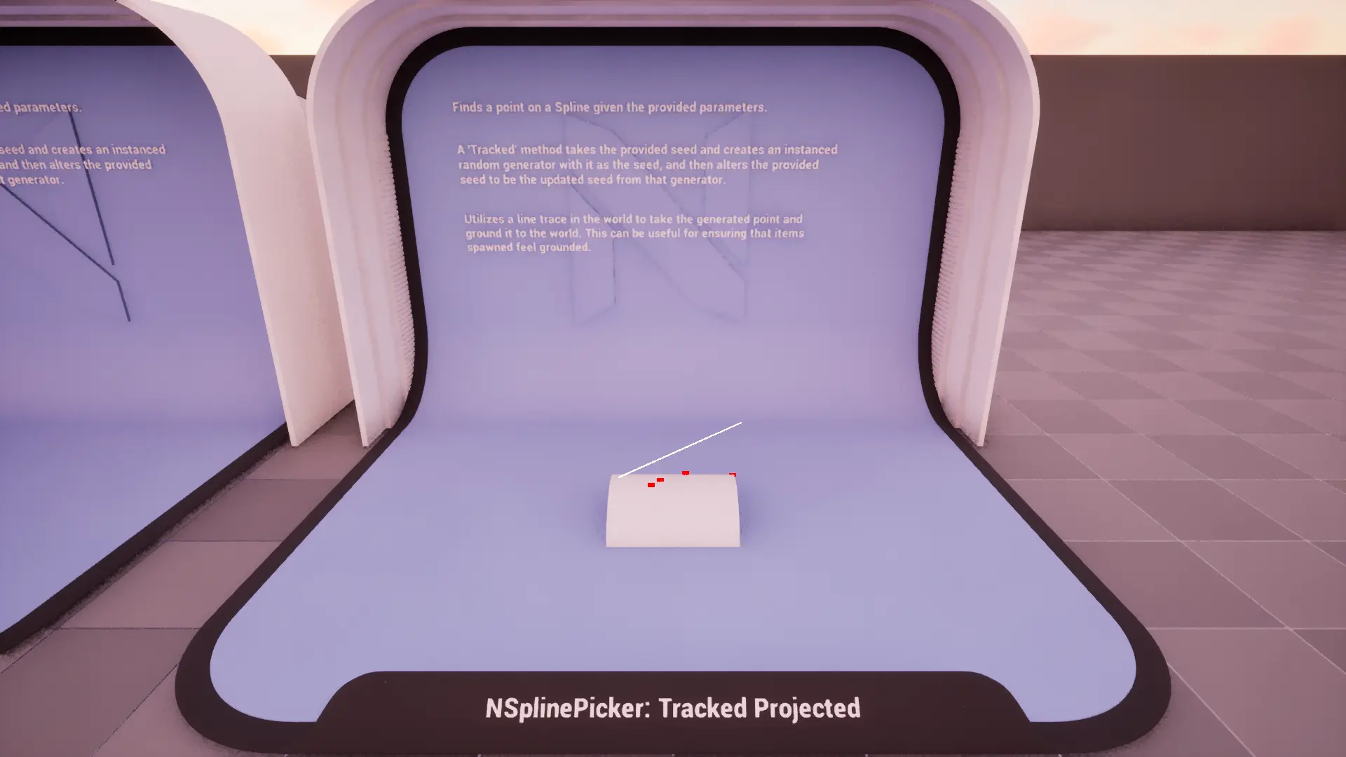 Spline: Tracked Projected